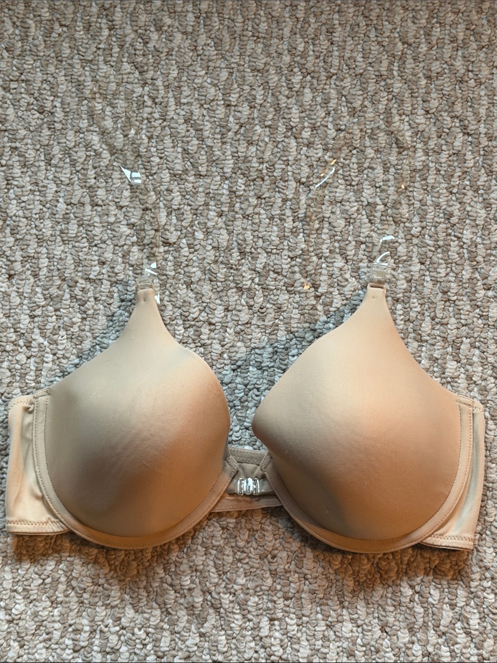 Maidenform 38D Bra With Clear Straps